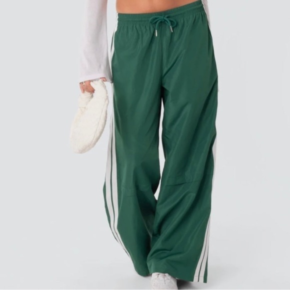 Edikted Pants - COPY - Edikted Fauna Nylon Track Pants
